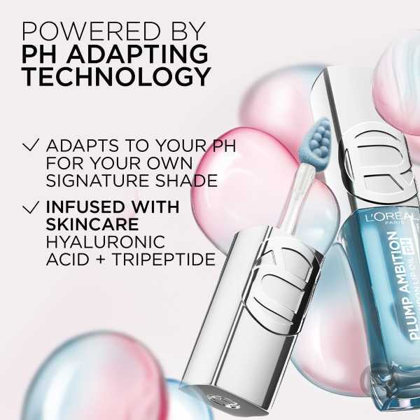 L'Oréal Paris Plump Ambition PH Hyaluron Lip Oil 113 Cristal Ice