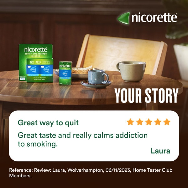 Nicorette® Cools 2Mg Icy Mint Lozenges 160S (Stop Smoking)