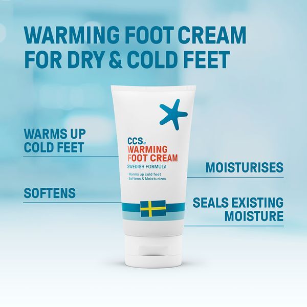 CCS Warming Foot Cream for dry and cold feet 150 ml