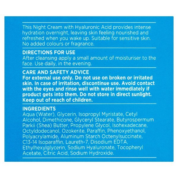 Superdrug Skin Hydrate Night Cream 50ml