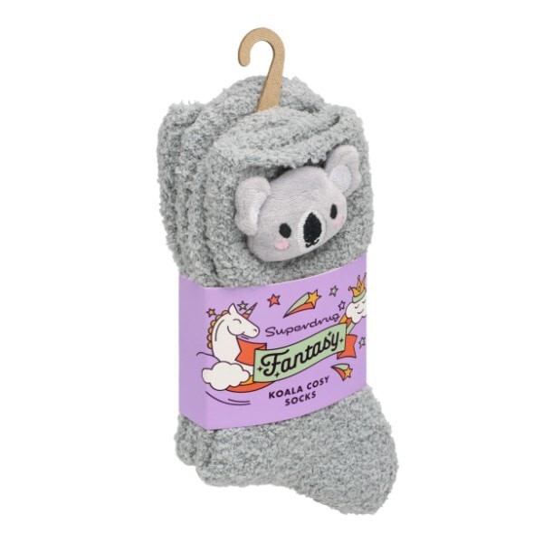 Fantasy Koala Character Socks