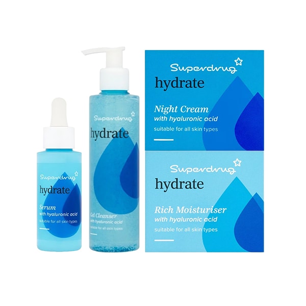 Superdrug Hydrating Hyaluronic Acid Skincare Bundle