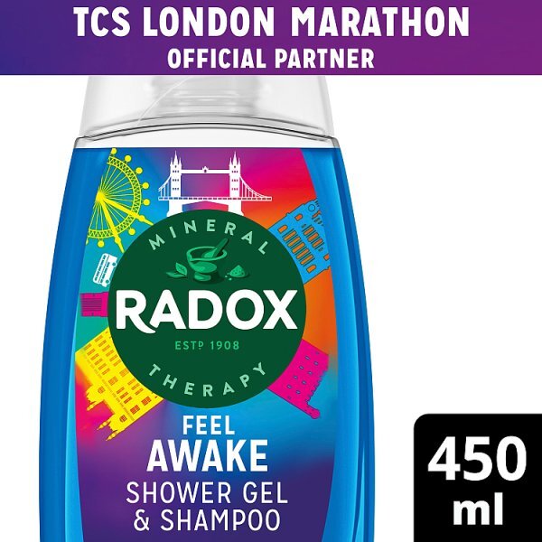 Radox Mineral Therapy Feel Awake 2-in-1 Shower Gel & Shampoo 450 ml