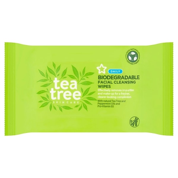 Tea Tree Biodegradable Wipes