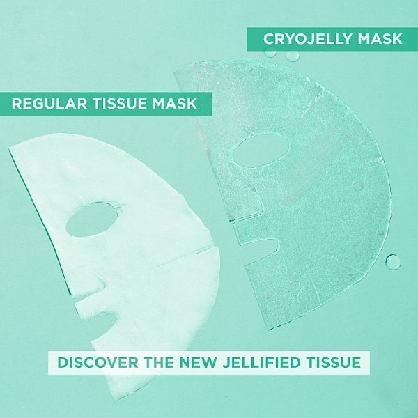 Garnier Hyaluronic Acid & Icy Cucumber Cryo Jelly Face Mask