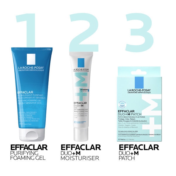 La Roche Posay Effaclar Duo+M 3H Spot Patches, 22 Patches