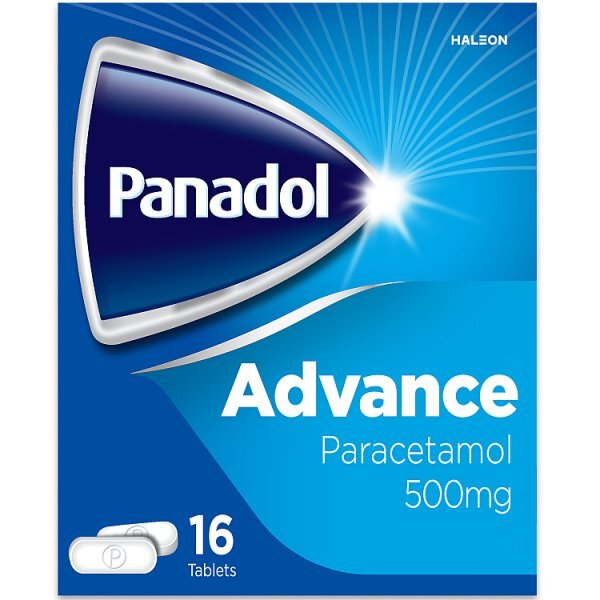 Panadol Advance Pain Relief  500 mg Paracetamol Tablets 16s