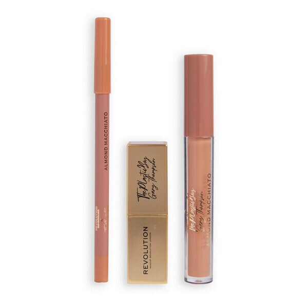 Revolution X The Plastic Boy Lip Kit Almond Macchiato
