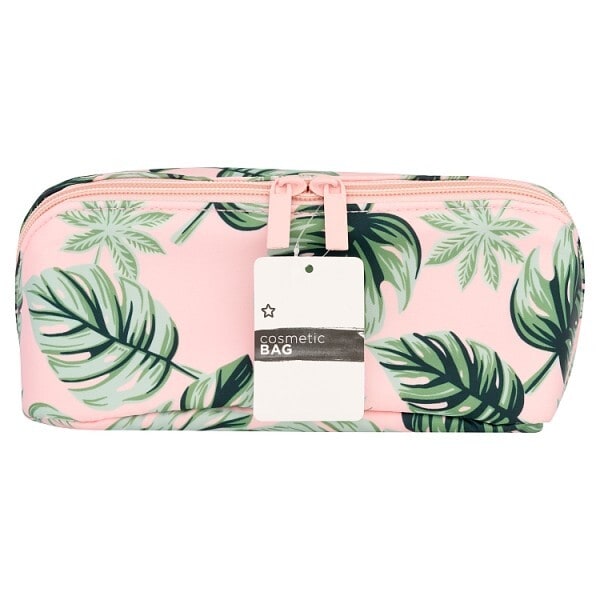 Superdrug Palm Print Expandable Cosmetic Bag