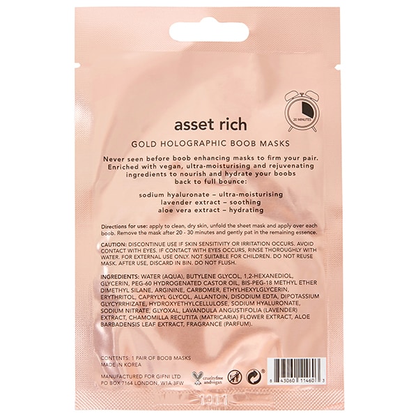 Holler & Glow Asset Rich Boob Mask