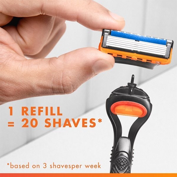 Gillette Fusion5 Men’s Razor Blade Refills, 4 Count
