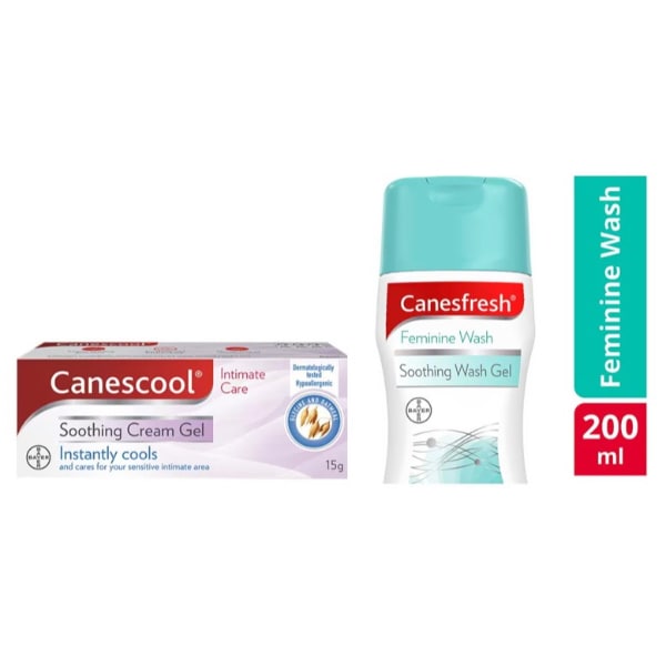 Canesfresh Soothing Gel Wash & Canescool Soothing Cream Gel