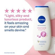 NIVEA Shower Cream Gel, Indulgent Moisture Diamond, 250ml