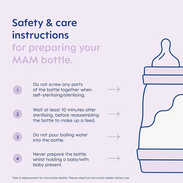 MAM Easy Start Bottles in Grey 260ml 2 Pack