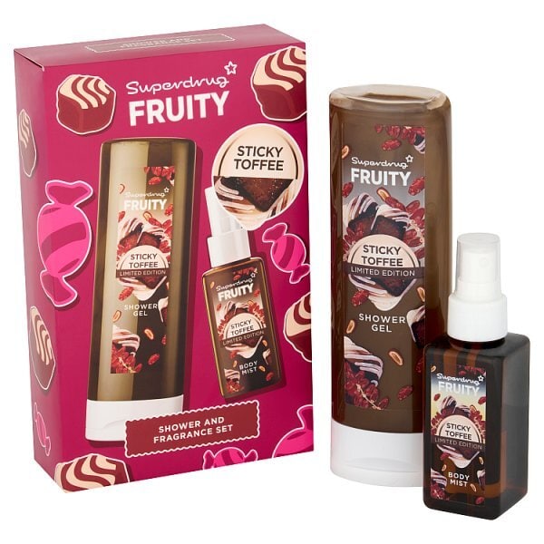 Superdrug Fruity Sticky Toffee Duo Gift Set