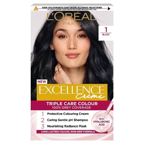 Excellence Creme 1 Natural Darkest Black Hair Dye