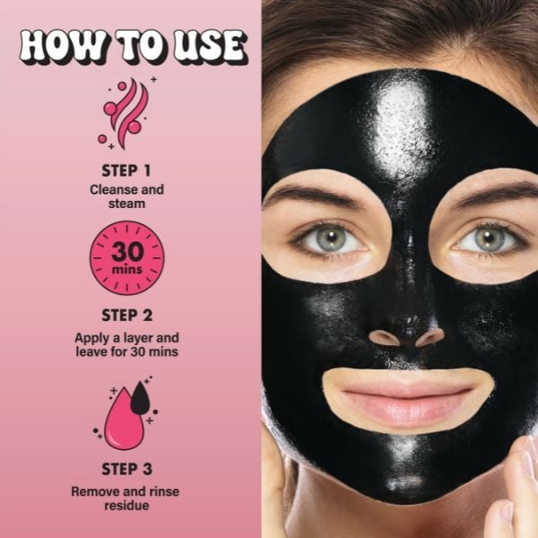 T-Zone Charcoal & Bamboo Black Peel Off Mask 50ml