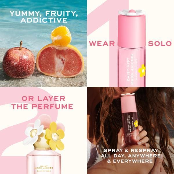 Marc Jacobs Daisy Mist Mandarin Fizz Hair and Body Mist 150ml
