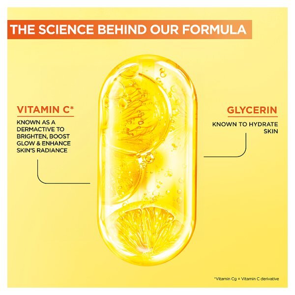 Garnier Vitamin C Brightening Cream Cleanser for Glowing Skin 250ml