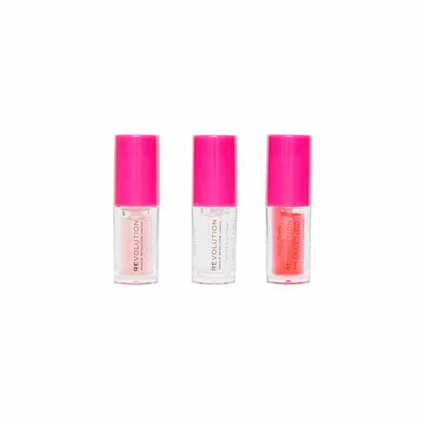 Revolution Juicy Bomb Mini Set Of 3 Lip Gloss