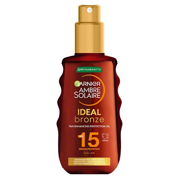 Ambre Solaire Ideal Bronze Protective Oil Spray SPF15 150ml