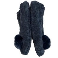 Superdrug Slipper Socks Black