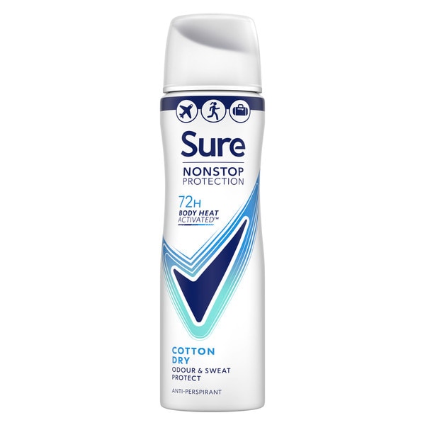 Sure Compressed Anti-Perspirant Aerosol Cotton Dry 75ml