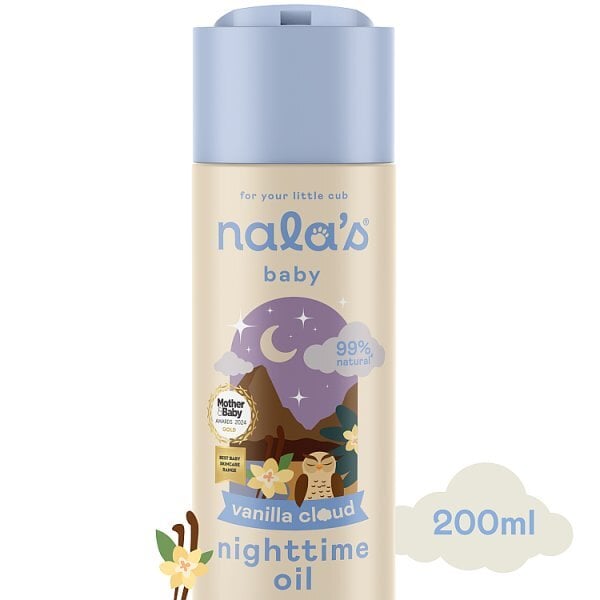 Nala's Baby Nighttime Oil Vanilla Cloud 200Ml