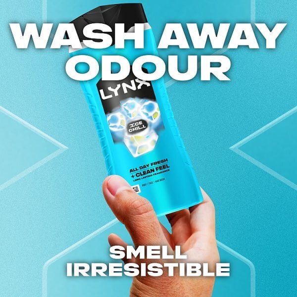 Lynx 3-in-1 Body Wash Shower Gel Ice Chill 500ml