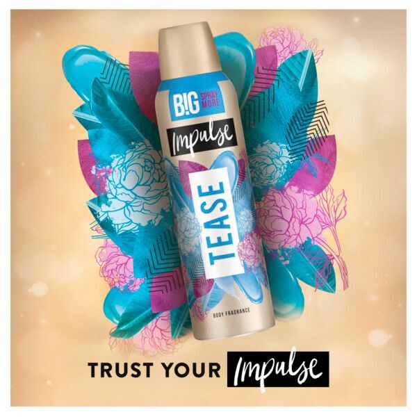 Impulse Tease Body Spray 150ml