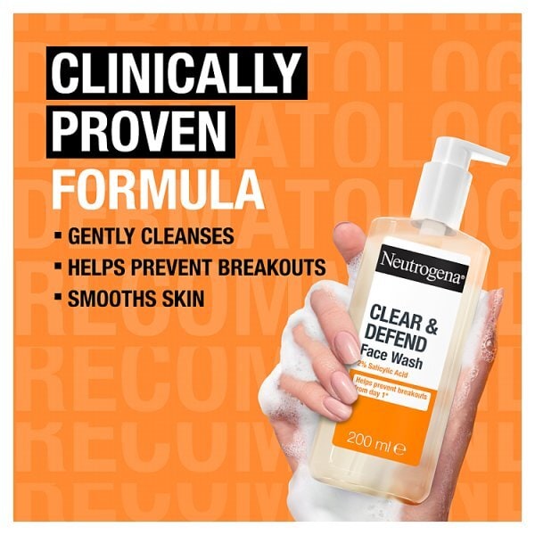 Neutrogena® Clear & Defend Facial Wash 200ml