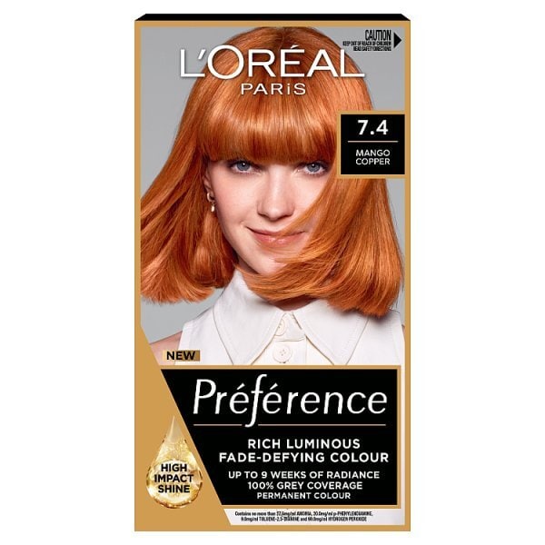 Preference Infinia P74 Mango Intense Copper Hair Dye