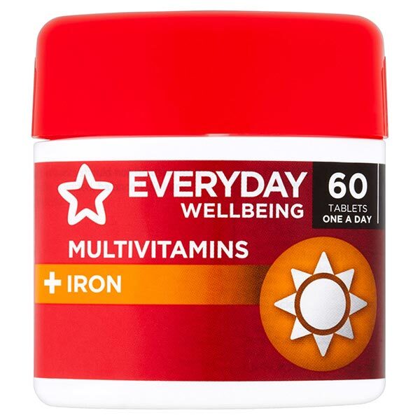 Superdrug Multivitamins & Iron Tablets x 60