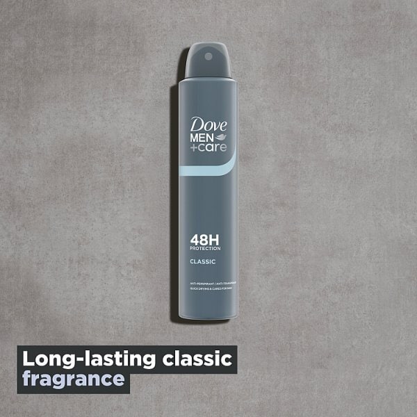 Dove Men+Care Antiperspirant Aerosol Deodorant Classic 200ml