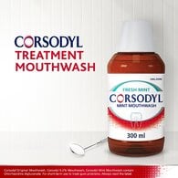 Corsodyl Antibacterial Mouthwash Alcohol Free 300ml