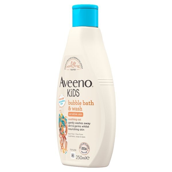 Aveeno Kids Bubble Bath & Wash 250Ml