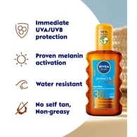 NIVEA SUN Protect & Bronze Tan Activating Sun Oil SPF30 200ml