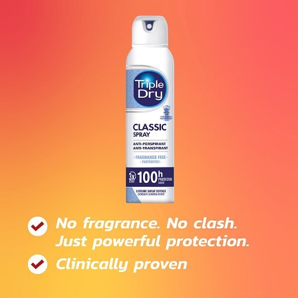 DNR Triple Dry Classic 100-hour Anti-Perspirant Deodorant 150ml