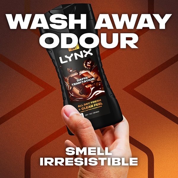 Lynx Bodywash Shower Gel Dark Temptation 225ml