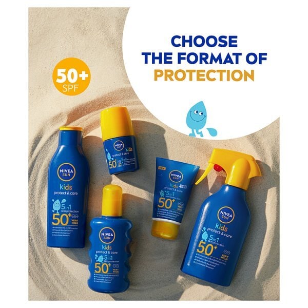 Nivea Sun Kids Protect & Care Trigger Spray Spf 50+ 270Ml