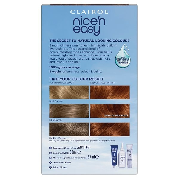 Clairol Nice'n Easy Hair Dye 6R Light Auburn