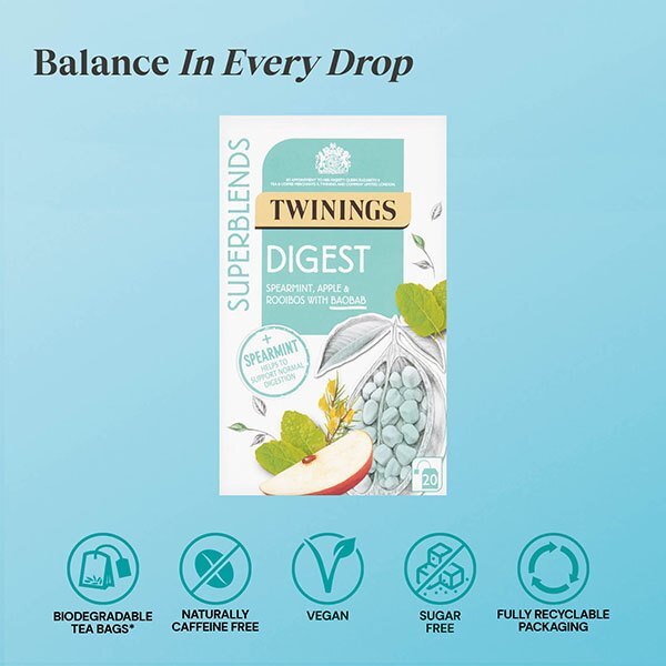 Twinings Superblends Digest Tea, 20 Tea Bags