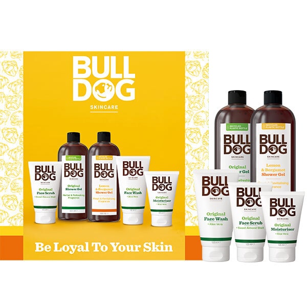 Bulldog Bumper Grooming Kit Men's Christmas Gift Set