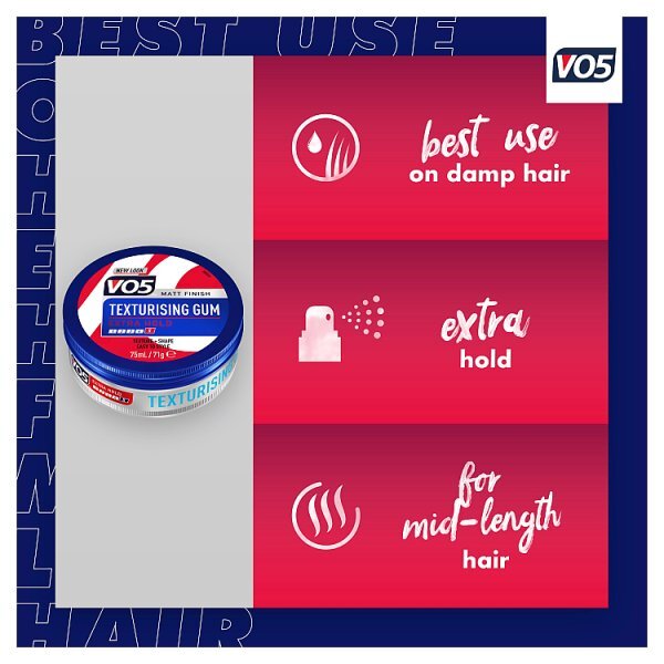 Vo5 Texturising Gum 75ml