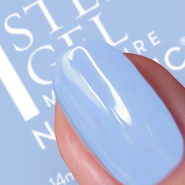 Nails.INC It's Topless Kim Sky Blue Crème Polish 14ml