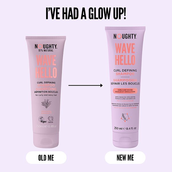 Noughty Wave Hello Curl Defining Shampoo 250ml
