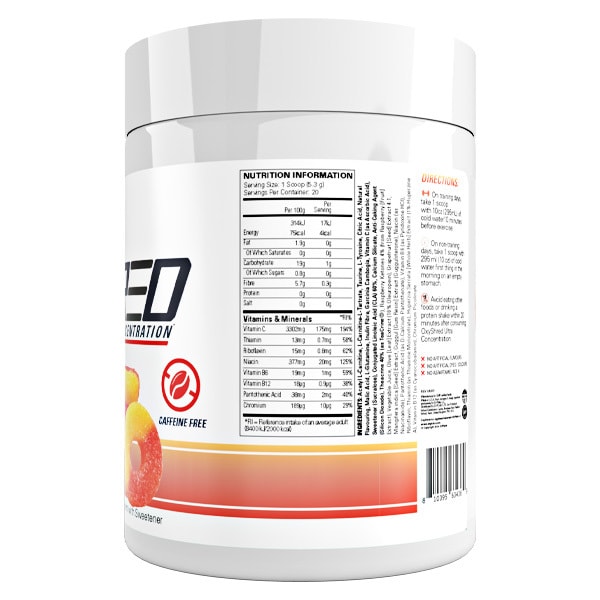 EHPlabs OxyShred Non Stim Peach 20 Serve