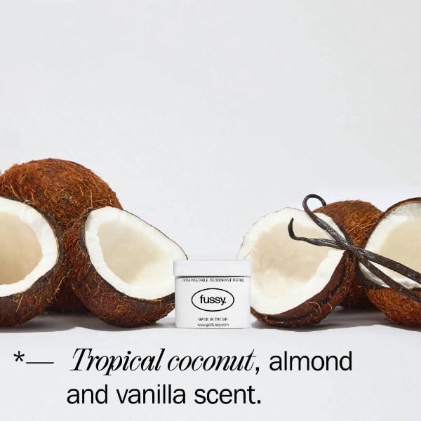 Fussy Refillable Natural Deodorant Coconut Milk 40g