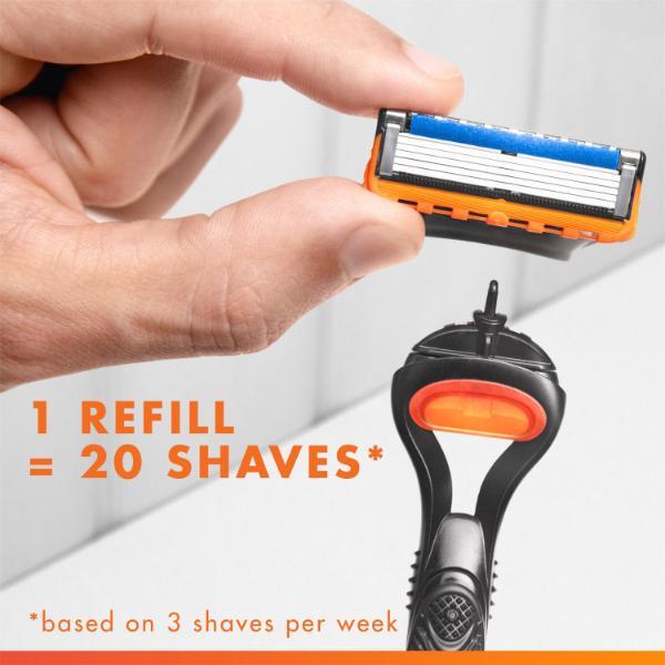 Gillette Fusion Handle + 4 Blades
