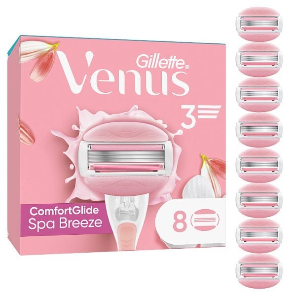 Venus Comfortglide Spa Breeze Blades 8 Pack